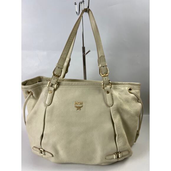MCM Tote/Shoulder Bag White - Picture 1 of 13